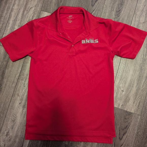 ExxonMobil BRES Baton Rouge Engineering Services Red Polo Men's Small 100% Poly